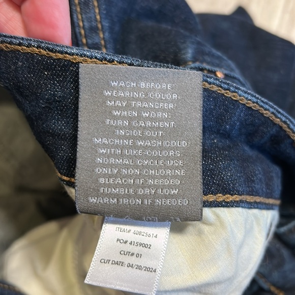 Torrid Perfect Wide-Leg Vintage Stretch Denim Cuffed Dark Blue Trouser Jeans 20S - Picture 11 of 11